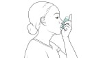 Using a Metered-Dose Inhaler Without a Spacer