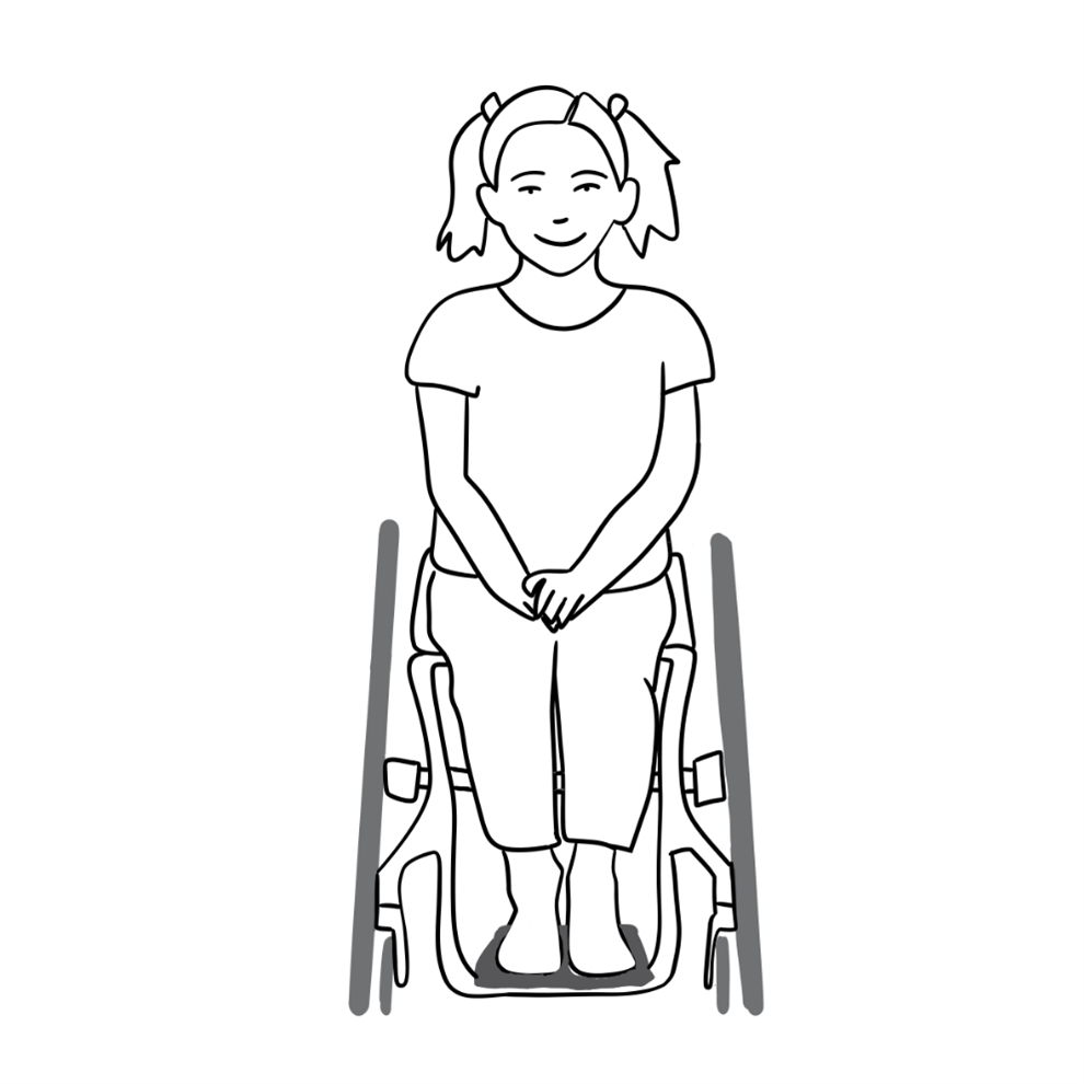 girl in wheelchair