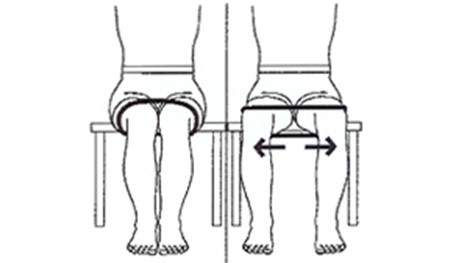 outer thigh strengthening with band