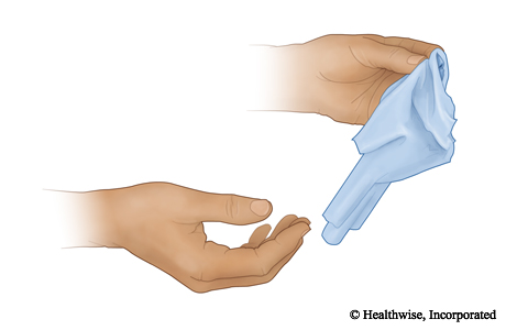 Throw away the gloves.