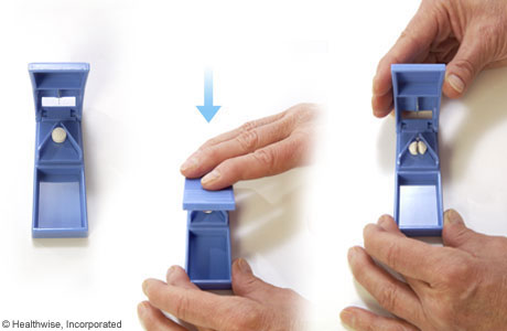 Cómo usar un partidor de pastillas