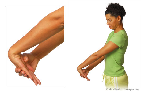 Estiramiento del extensor de la muñeca
