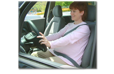 Posición adecuada del cinturón de seguridad durante el embarazo