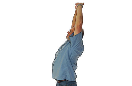 Estiramiento de los hombros y la parte superior de la espalda para la espondilitis anquilosante